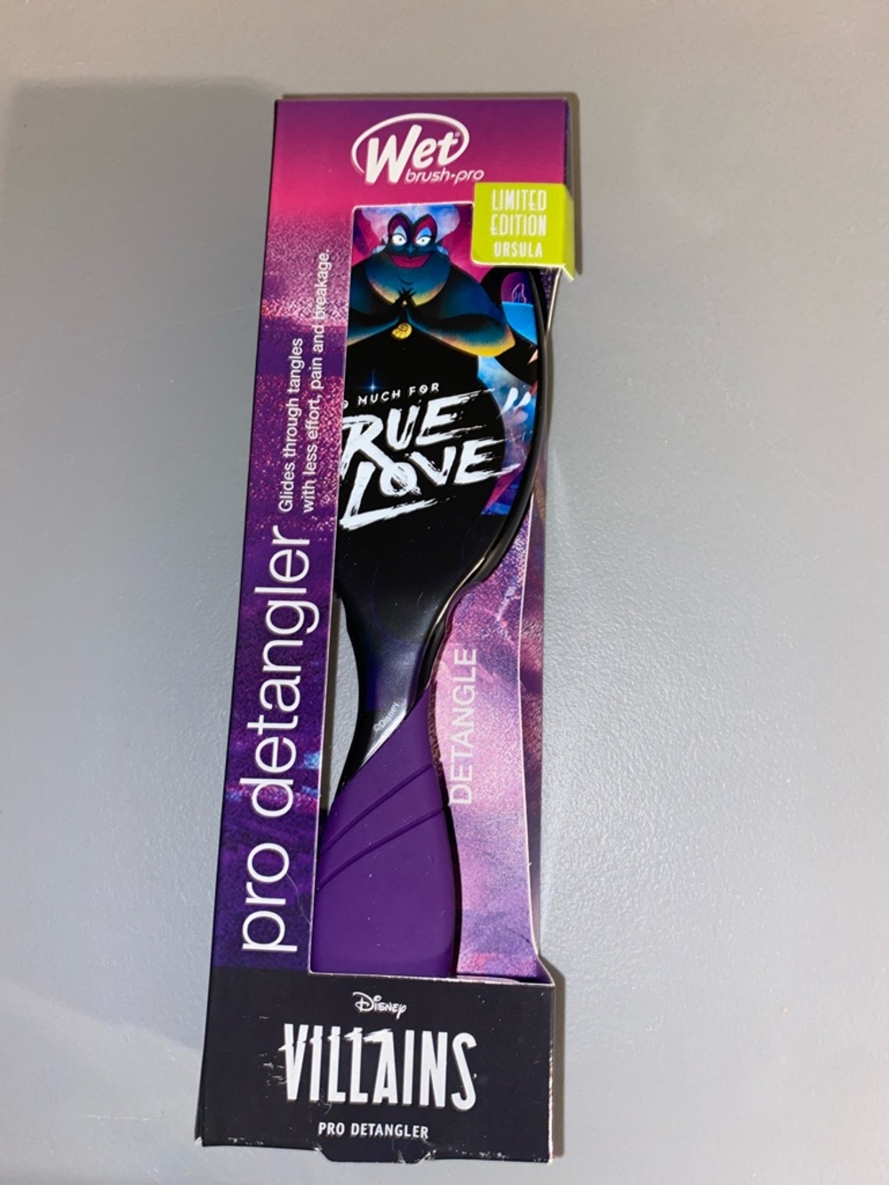 Wet Brush Pro Detangler - Disney Villains Ursula Limited Edition - Purple/Black